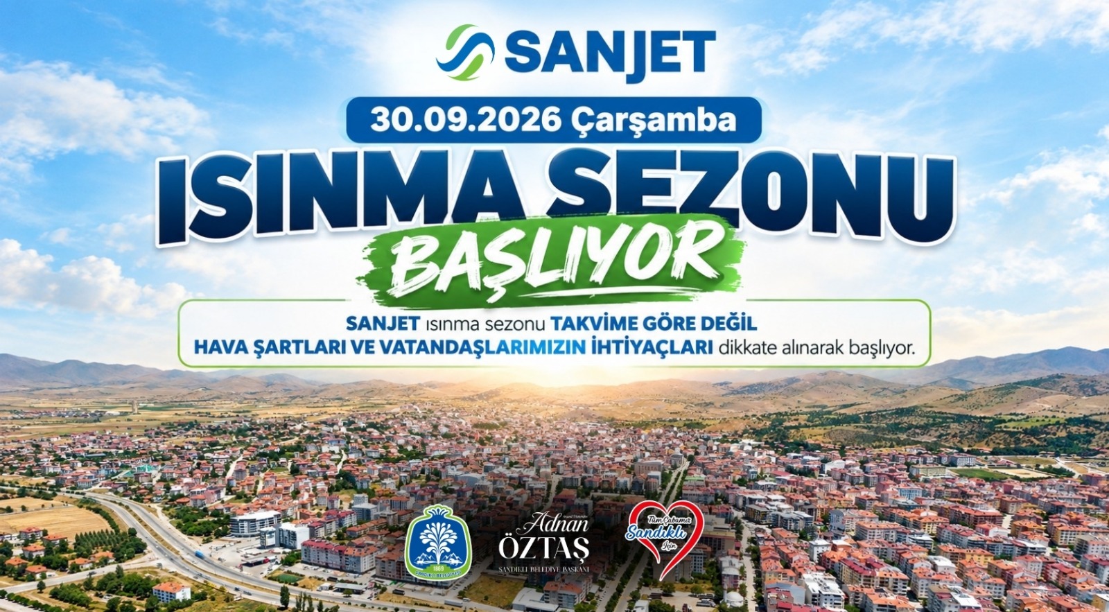 SANJET Isınma Sezonu 30 Eylül'de Başlıyor